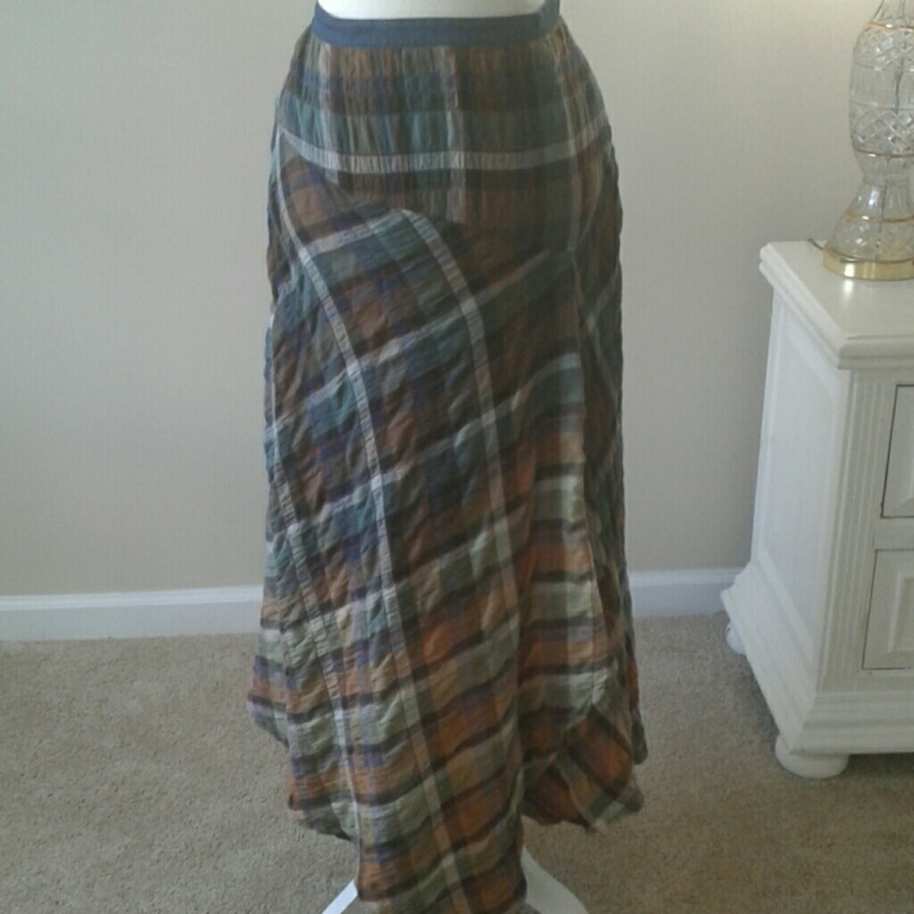 Woman's Skirt, Size M, Plaid by Soft Surroundings